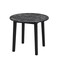Rubber Wood Round Dining Table with Marble Top, Safe Corners and Easy Assembly